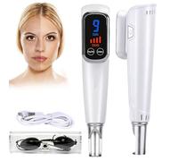 ASnwpaK LáPiz De Picosegundos con Pantalla LCD, 9 Niveles De Frecuencia Y 4 De Intensidad, para Eliminar Tatuajes, Cicatrices, Lunares, Pecas Y Manchas Oscuras.,Blue
