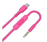 Asobilor Cable de audio de repuesto USB-C a 3.5 mm con micrófono en línea y control de volumen, compatible con Beats Solo2 Solo3 Solo Pro, Studio2 Studio3 Studio Pro, Mixr Executive Detox auriculares
