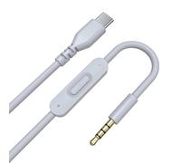 Asobilor Cable de audio de repuesto USB-C a 3.5 mm con micrófono en línea y control de volumen, compatible con Beats Solo2 Solo3 Solo Pro, Studio2 Studio3 Studio Pro, Mixr Executive Detox auriculares