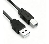 Asobilor Cable USB de impresora USB 2.0 A a B de alta velocidad para Epson EcoTank ET-2800 ET-4800 ET-2400 ET-2850 ET-8550 ET-4850 ET-3850 ET-15000 ET-8500 XP-5200 XP-4200 (270 centímetros)