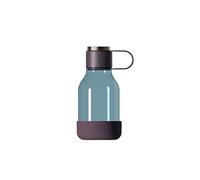 Asobu Botella de agua Tritan 50 onzas con cuenco para perro Burgandy