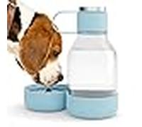 Asobu botella de agua tritan con cuenco para perro adjunto, 50 onzas (