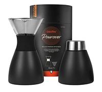 Asobu POUR Over POUROVER 1,0L Negro, 1 Liter, Cobre, Acero Inoxidable