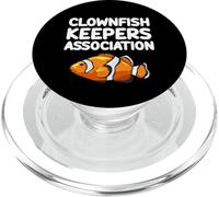 Asociación de Guardianes de Peces Payaso Coral Tropical Pez Anémona PopSockets PopGrip para MagSafe