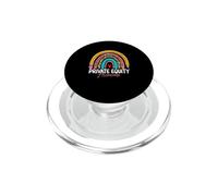 Asociado de Capital Privado Leopard Rainbow Finance Back Work PopSockets PopGrip para MagSafe
