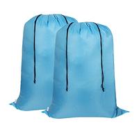 Asonen Bolsas grandes para lavandería, paquete de 2 unidades de 68x90CM, a prueba de desgarros, portátil, gran capacidad, bolsas de almacenamiento de para estudiantes,apartamentos,viajes,vacaciones