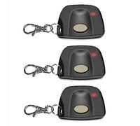 ASONPAO RB741/FM135 318MHZ 9DIP Mini Llavero transmisor Remoto para GTO Mighty Mule Linear Pro abridor de Puerta de Acceso (3 Unidades) 3 años de garantía, Negro, Mini