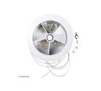 Asortimento de accesorios para joyas - Plateado - 101 pcs