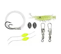 Asotagi Kit de pesca de supervivencia versión básica compacto kit de pesca para campistas excursionistas senderismo camping mochileros supervivencia al aire