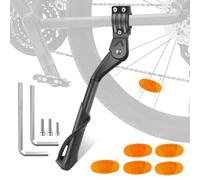 ASOUNY Patas de Cabra Bicicleta 24 26 28 29 Pulgadas - Universal Grande Caballete Bici Eléctrica Carga Máxima 35kg de Peso, Altura Ajustable Aluminio Patacabras Bicicletas para E-Bike Ciclismo
