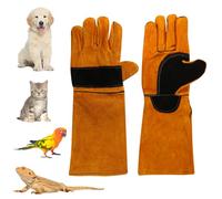 ASOUUNLD Guantes de Trabajo Antimordeduras, Guantes de Manipulación de Animales a Prueba de Mordeduras Anti-Mordidas Guantes para Manejo de Animales para Manipular Perros/Gatos/Serpientes/Lagartos