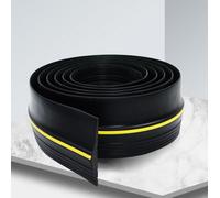 ASOUUNLD Junta para Puerta de Garaje, 3M Burlete Puerta Garaje Junta de Goma Puerta Garaje Junta de Goma Para Umbral Sello de Goma para Puerta de Garaje (3m x 90mm x 13mm)