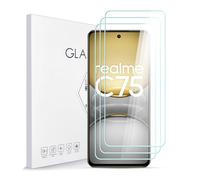 Asoway Protector de Pantalla para Realme C75 Cristal Templado [3 Piezas], Dureza 9H, Antiarañazos, Antihuellas, Sin Burbujas, Ultra Resistente, Fácil de Instalar