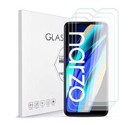 Asoway Protector de Pantalla para Realme Narzo 50A Prime Cristal Templado [3 Piezas], Dureza 9H, Antiarañazos, Antihuellas, Sin Burbujas, Ultra Resistente, Fácil de Instalar