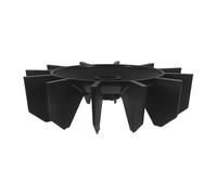 Aspa de Ventilador para Compresor de Aire, Abs Negro, 3.4x2.1 Cm