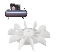 Aspa Pequeña del Compresor de Aire, Accesorios Mecánicos, Diámetro Exterior de 135 Mm, Eje de 14 Mm para Motor del Ventilador