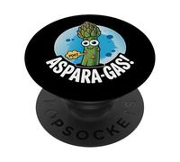 Aspara Gas - Divertido diseño de Pedo de espárragos PopSockets PopGrip Adhesivo