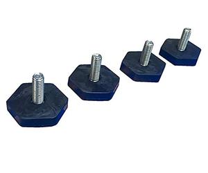 Aspares Pies ajustables para lavadora Hotpoint Ariston Indesit AIB16UK HV5L125PUK (juego de 4 piezas)