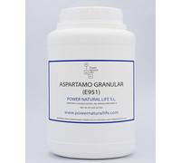 Aspartamo Granular Power Natural Life | Edulcorante Alimentario E951 | Sin Calorías | 200 Veces Más Dulce Que Azúcar | Apto Diabéticos | Para Bebidas, Postres, Repostería, Café | Envase 500 g