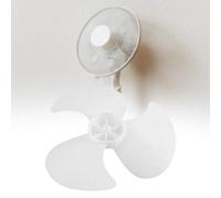 Aspas de Ventilador de Repuesto, Juego de 2 Uds, Aspas de Ventilador de Plástico de Tres Hojas de 270mm para Eléctrico con Fácil Instalación y Limpieza
