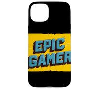 Aspecto Brillante y épico de Jugador Carcasa para iPhone 15 Plus