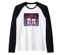 Aspecto de Papel higiénico Happy Caroling Camiseta Manga Raglan