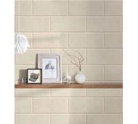Aspecto de Piedra Versace Papel Pintado Con 3D Juntas en Claro Piedra - Beige