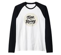 Aspecto de Sello Pretty Time is Money Camiseta Manga Raglan