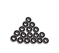 Aspectos, 20/50/100 piezas Rodamiento rígido de bolas 624-2RS 624 RS 4x13x5 mm ABEC-3 en miniatura selladas goma(624-2RS 50PCS)(624-2RS 100PCS)
