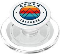 Aspen Colorado Esquí Snowboard Esquí Viaje Familiar PopSockets PopGrip para MagSafe