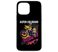 Aspen Colorado Motocross Dirt Bike Diseño de Motocicleta Carcasa para iPhone 13 Pro MAX