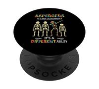 Asperger no es una discapacidad, es una Habilidad Diferente PopSockets PopGrip Adhesivo