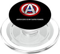 Aspergers Super Power Motivational Self Esteem - Camisa de autoestima PopSockets PopGrip para MagSafe
