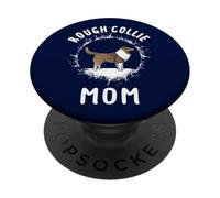 Áspero Collie Mamá PopSockets PopGrip Adhesivo