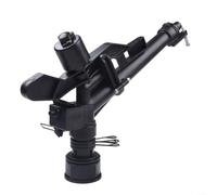 Aspersor basculante ajustable con rosca hembra de 1.5 pulgadas para riego de 360 grados en granjas, huertos y jardines grandes, rociador de agua de plástico de alta presión para sistemas de cuidado