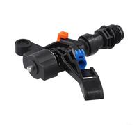 Aspersor basculante ajustable de 360 grados con boquilla giratoria para pulverización de impacto para riego controlado en jardines, césped y campos agrícolas