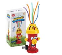 Aspersor de Agua al Aire Libre para,Juguetes Acuáticos de Verano con Forma de de Fuego rotativo - Rociador de Patio Trasero, Juguete salpicando para el Verano, Regalos de Juguetes de Agua de