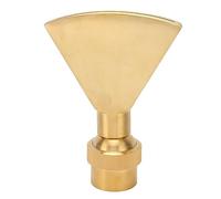 Aspersor de estanque en forma de abanico G1-1/2 Boquilla de fuente ajustable de latón en forma de abanico para museos de jardín