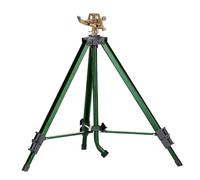 Aspersor de Impacto en trípode: Profesional de aspersión de Agua de césped de Alto Rendimiento, riego de 360 Grados, Cubierta Ajustable, Boquilla, aspersor de Torre de aleación, riego