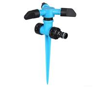 Aspersor de jardín ABS para riego de césped, 125 mm x 230 mm, conector de riego al aire libre, fácil de instalar, spray de cobertura completa para jardines residenciales y macizos de flores