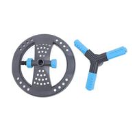 Aspersor de jardín automático ABS, de riego de césped con aspersor de agua giratorio de 360 grados para jardín y granja