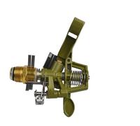 Aspersor de latón resistente con accionamiento de cuchara para una rotación potente y amplia cobertura, altura ajustable que ofrece un spray completo de 360 grados para riego agrícola y de césped