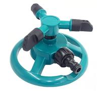 aspersor de manguera， Aspersor de jardín/césped giratorio 360° con sistema 3 brazos y riego automático(A)