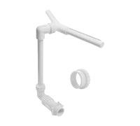 Aspersor de piscina - Refrigeración por pulverización estética con fuente de doble cabeza de PVC en forma de T | Adaptador de fácil instalación incluido Característica 'Agua en el patio para piscina