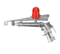Aspersor de riego de aleación de zinc con cobertura ajustable para una humedad óptima del césped y los cultivos (1.5 pulgadas)