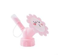 Aspersor de tapa de botella de doble cabezal para aplicaciones de mini regadera, modo de pulverización para dispersión suave similar a la lluvia, modo de vertido para riego específico de raíces (rosa)