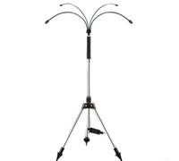 Aspersor de trípode, de baja presión, traje de pulverización de refrigeración de 360 °, aspersor de jardín para piscina, terraza, patio, jardín y fiesta de barbacoa