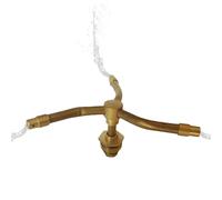 Aspersor giratorio automático de 3/4 pulgadas, brazo de riego, cabezal de | Sistema de riego giratorio de 360 grados, cabezal de aspersor para jardín, patio, patio, hogar, riego al aire libre