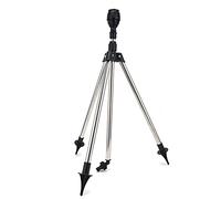 Aspersor Giratorio de 360 Grados de Altura Ajustable, Aspersor Giratorio Automático, Trípode de Plástico de Acero Inoxidable Incluido, Aspersor de Riego Automático para Riego