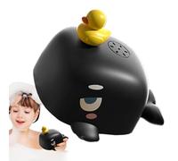 Aspersor Interactivo para Baño De Ballenas: Juguete Eléctrico para Jugar En El Agua para Niños Pequeños, Mascota Electrónica Flotante para Piscina Y Ducha, ABS Diversión Familia